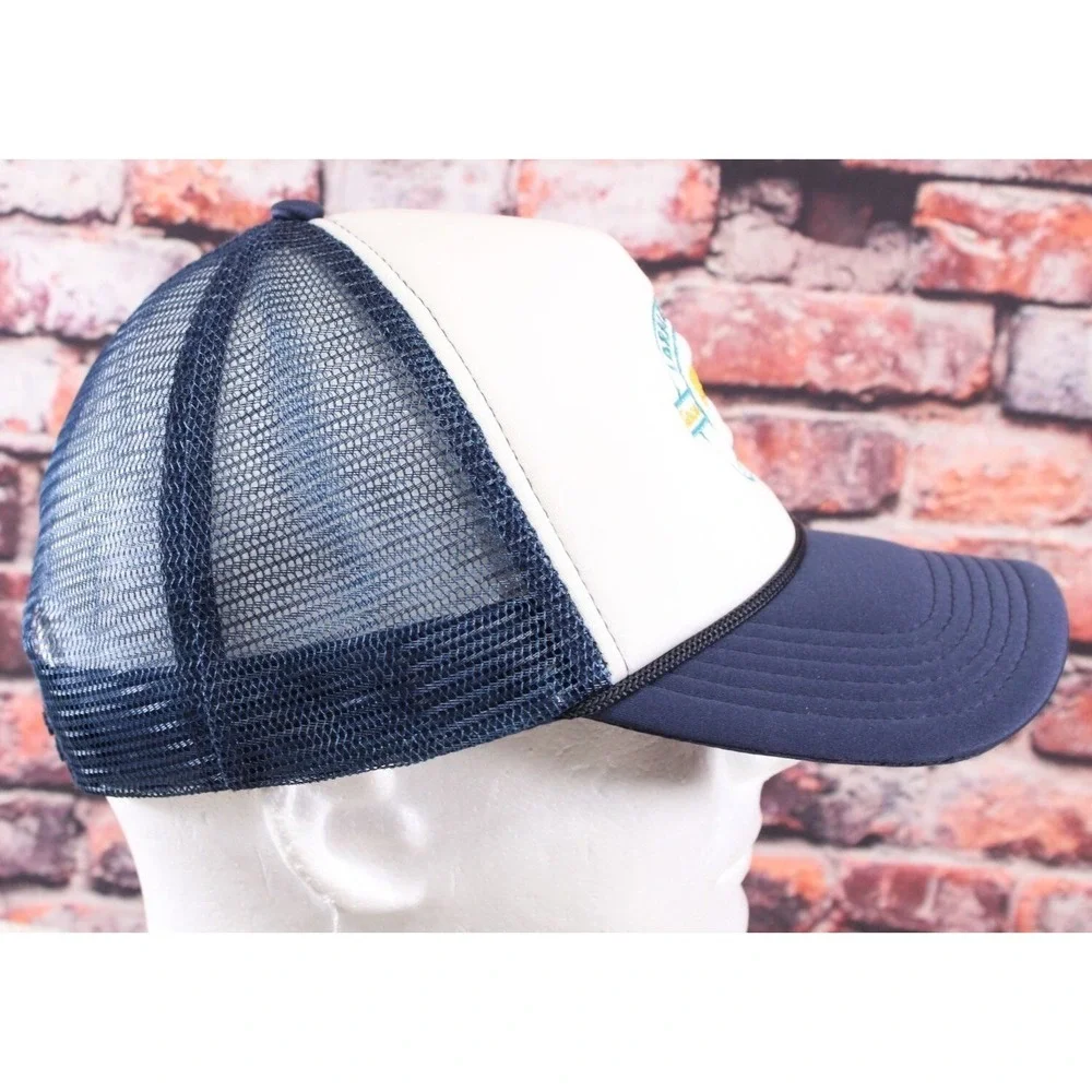 Carolina BBQ Festival 2022 Trucker Hat Navy‎ & White Mesh Snapback